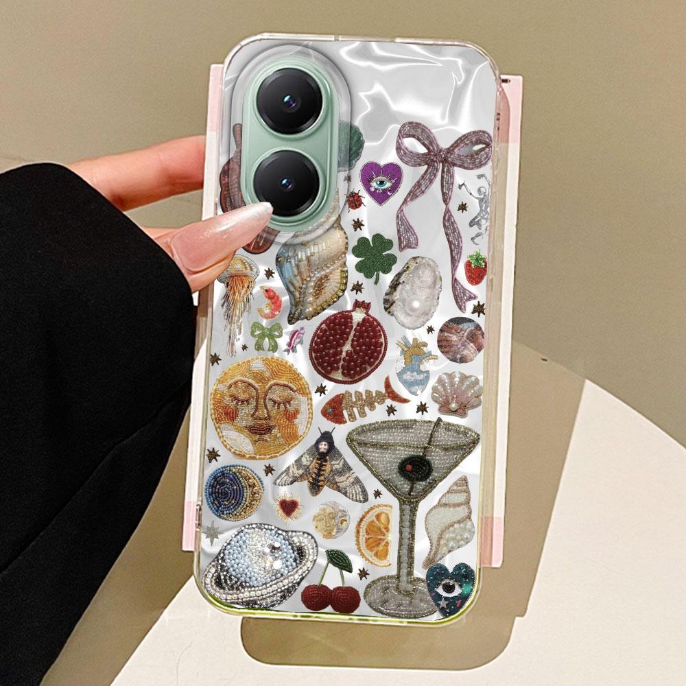 Planet Fruit Sun Eye Water Texture Women Girls Phone Case for Xiaomi Poco X5 X7 M6 Pro X6 X3 Pro NFC C75 C71 C65 C61 M5S Cover