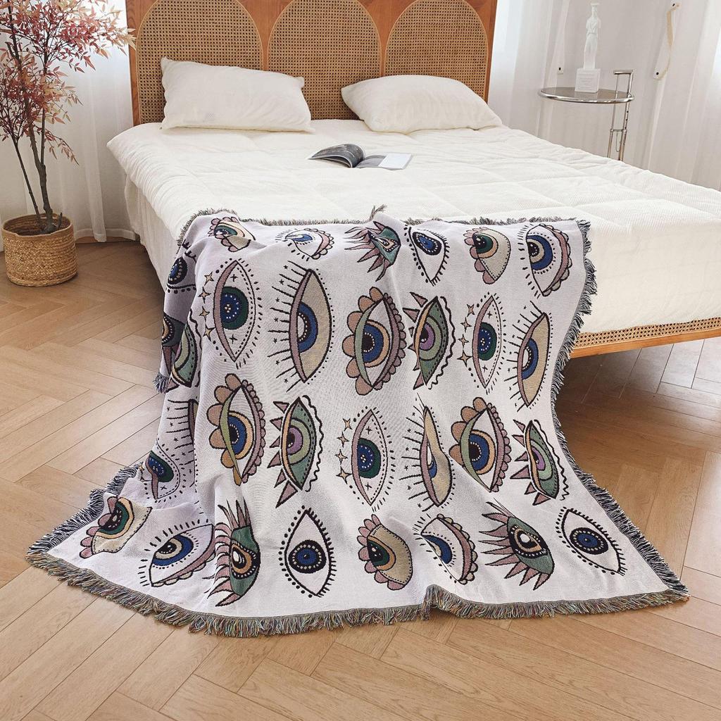 Bohemian Multifunctional Throw: Outdoor Camping, Picnic, & Sofa Blanket in Ins Style