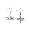 Filigree Butterfly Dangle Earrings Retro Boho Openwork Butterfly Drop Earrings Vintage Jewelry