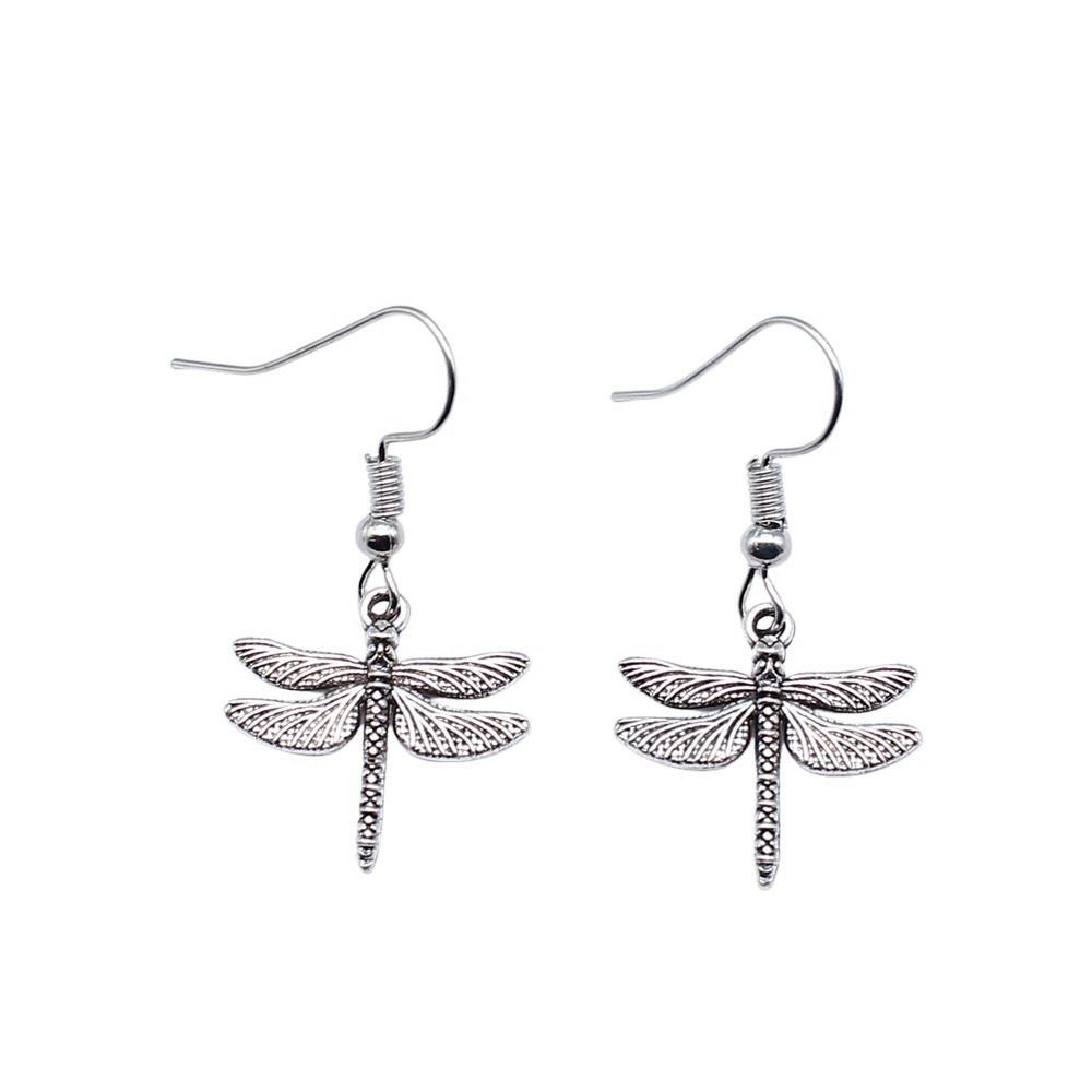 Filigree Butterfly Dangle Earrings Retro Boho Openwork Butterfly Drop Earrings Vintage Jewelry
