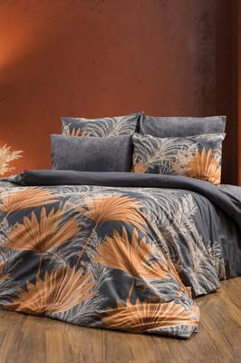 Conjunto de cama Robby 4 peças, capa de edredom, lençol, fronha, tamanho duplo, autopadrão, casamento, uso diário