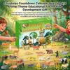 Christmas Countdown Calendar Box 24 Days Animal Theme Educational Toy for Kids Development Gift