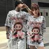 Women's Fashion Casual Summer Spring Solid Color Print Short Sleeve O-Neck Blouses & Shirts