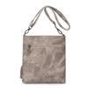 Damen Retro Denim PU Einzel-Schultertasche Große Kapazität Umhängetasche Multifunktionale Schulter-Umhängetasche Ausflugs-Freizeit-Pendlertasche