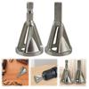 Deburring External Chamfer Tool Gr12mo Triangle/Hexagonal Metal Shank Drill Bit Remove Burr Power Tool Accessories