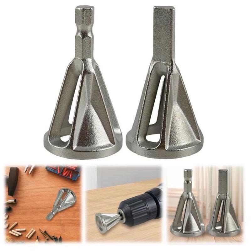 Deburring External Chamfer Tool Gr12mo Triangle/Hexagonal Metal Shank Drill Bit Remove Burr Power Tool Accessories