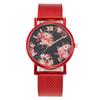 Dames met diamanten bezaaid lichtgevend retro dameshorloge met quartz horloge