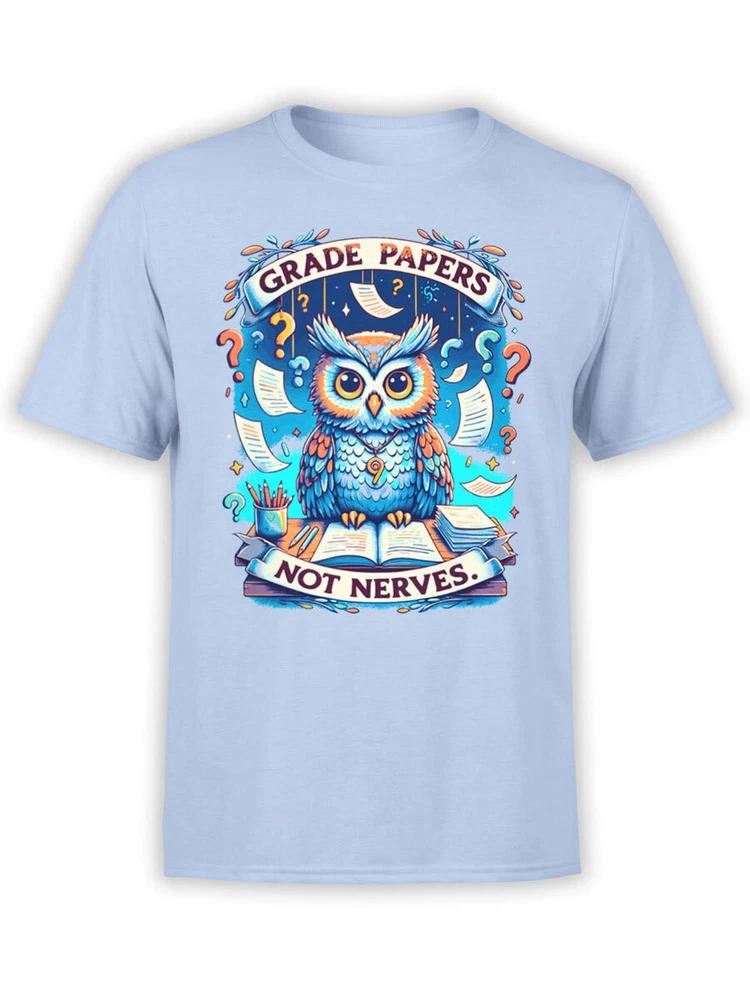 Fantucci Teacher TShirt Collection Wise Owl Teacher TShirt Unisex S