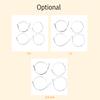 4 PCS Violin Strings for 3 4 4 4 Violins Magnesium Aluminum Wound Universal Full Set (G D A E) Fiddle String