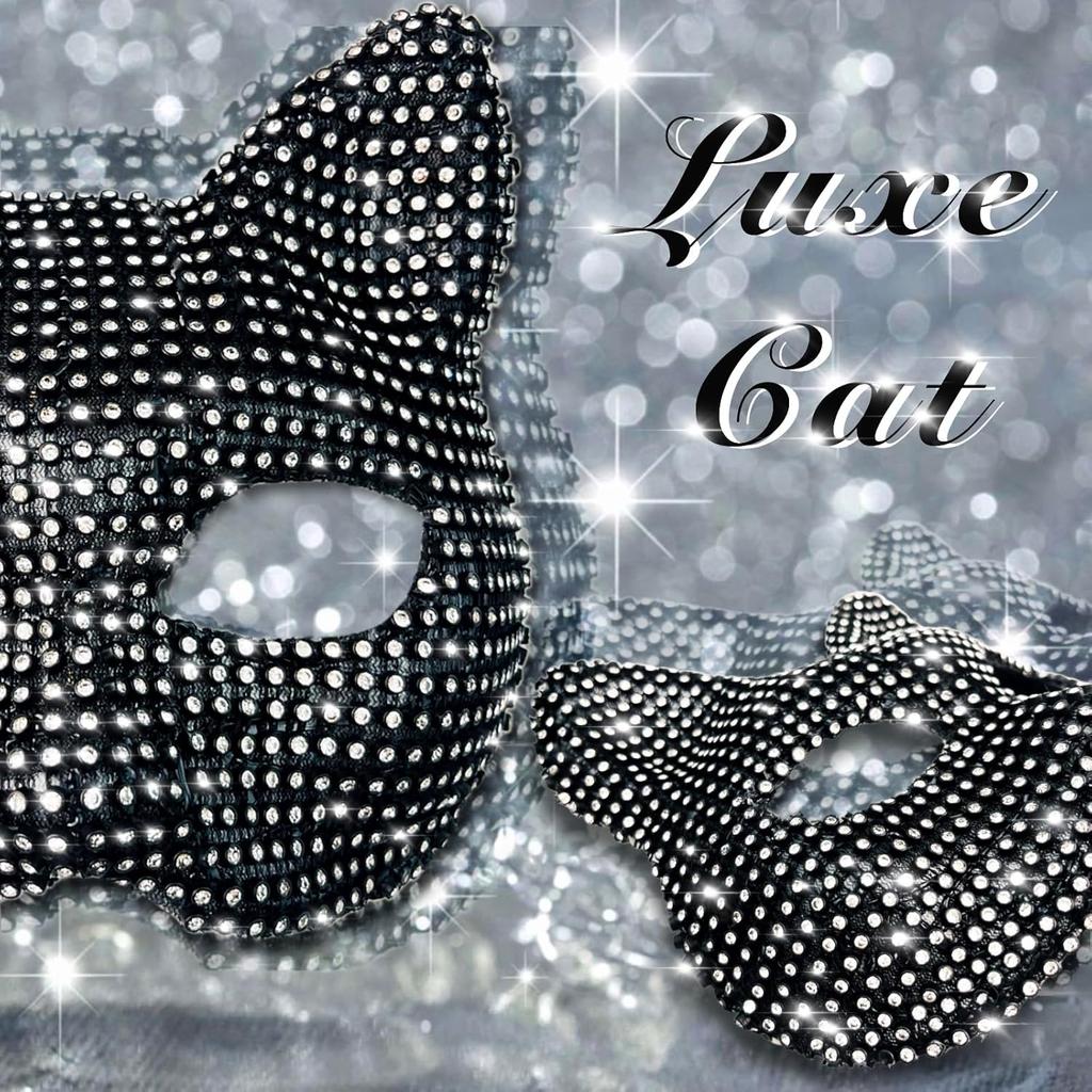 Halloween Cat Diamond Mask Sexy Half Face Eye Mask Halloween Party Cosplay Lovers Mask Costume Props Male Female Costumes