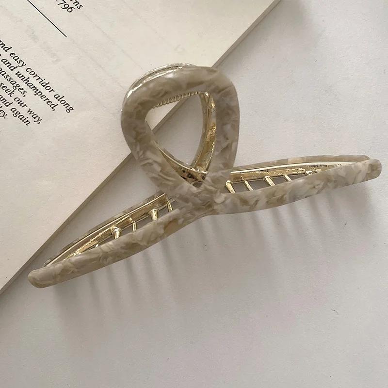 New Fashion Hair Claw Acetic Hairpin for Women Large Hair Claw Shark Clip Women's Tough ColorfulHair Accessories Gift Hair Pins