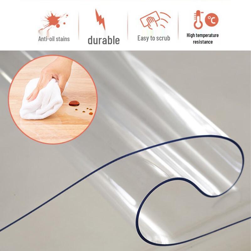PVC Transparent Soft Glass Protective Mat