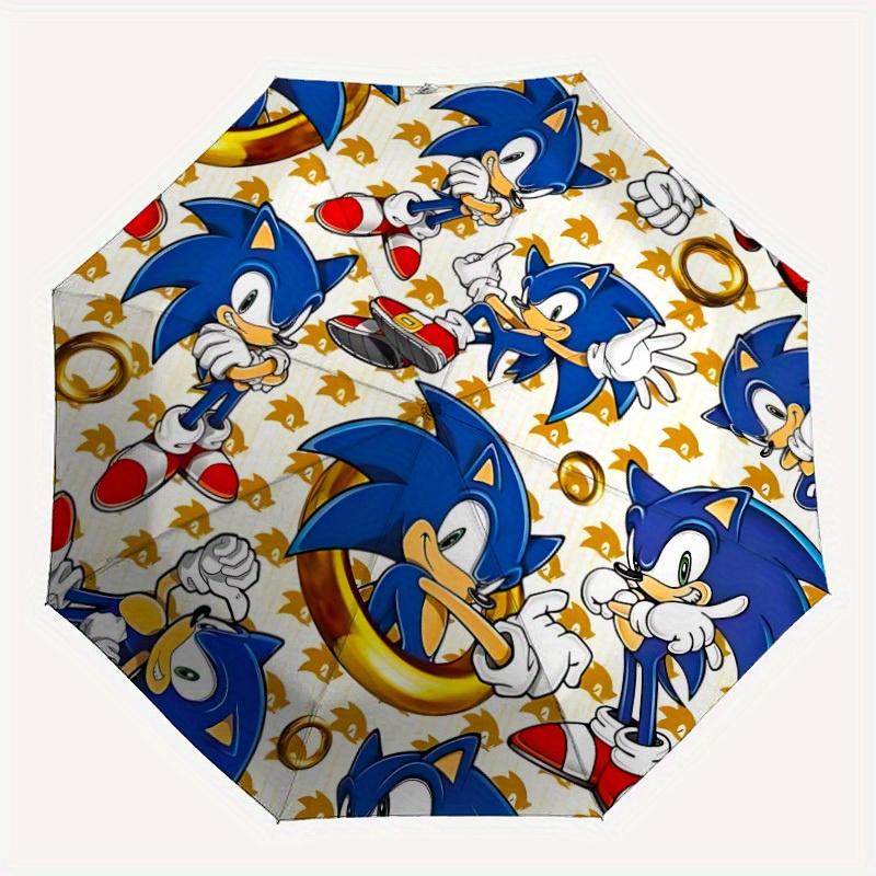 

1pc Sonic the Hedgehog Automatic Umbrella 8-Bone Design Compact Gear for Outdoor Travel, Perfect Gift for Friends or Family yy280828118