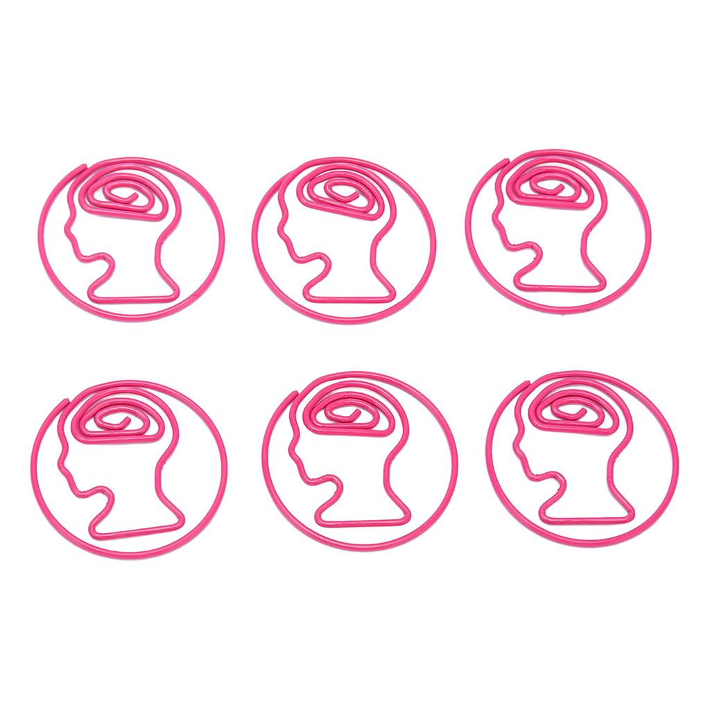 30pcs Paper Clips Human Shape Skid Resistance Multipurpose Small Paperclips for Office School R