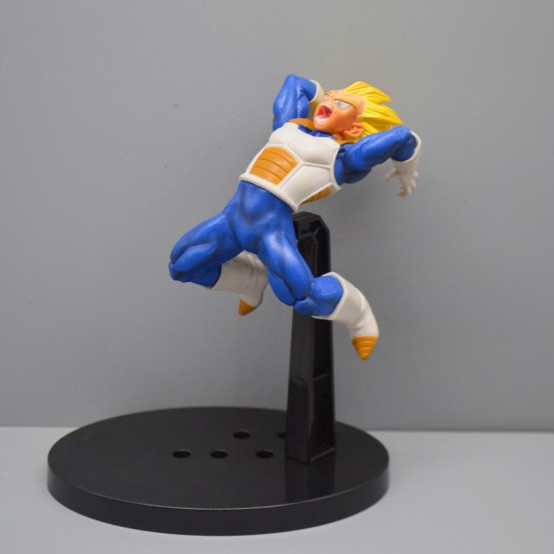 17cm Anime Dragon Ball Figures Vegeta Combat Version Action Figures PVC Model Toys Statue Doll Collection Ornament Children Gift