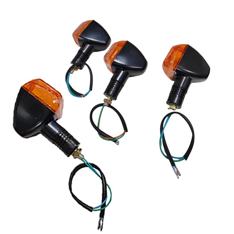 Universal Motorcycle Signal Turning Light for Haojue Suzuki Qjmotor GT125 EN125 HJ150 HJ125 Indicator Flasher Yellow Winker
