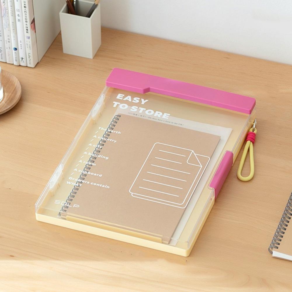 Heavy Duty PP Document Folder Large Capacity Writing Pad Folder File Organizer Home Yellow Style B 1880₽