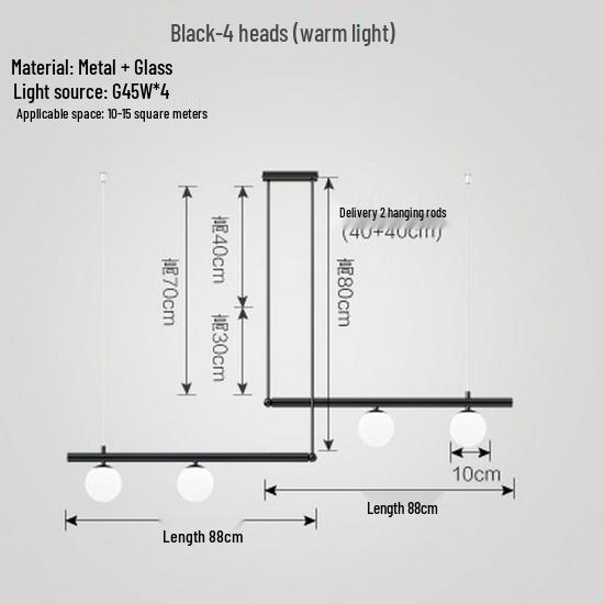 Nordic Modern LED Pendant Lights – Minimalist Glass Sphere for Dining Table