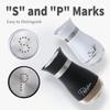 2 Pack Salt and Pepper Shakers, Kitchen Accessories Spice Jars, 4 Ounces Farmhouse Spice Dispenser, Sealed To Prevent Moisture
