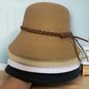 French-style Resort-style Round-top Hat for Women, Elegant Basin Hat, Spring/summer Travel Sunshade, Fisherman's Hat, Sophisticated and Elegant, Self-