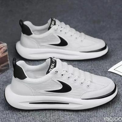 Men's Shoes Breathable Mesh Sports Shoes 2025 Men Women Comfortable Soft Sole Anti Slip Forrest Gump Small White Shoe