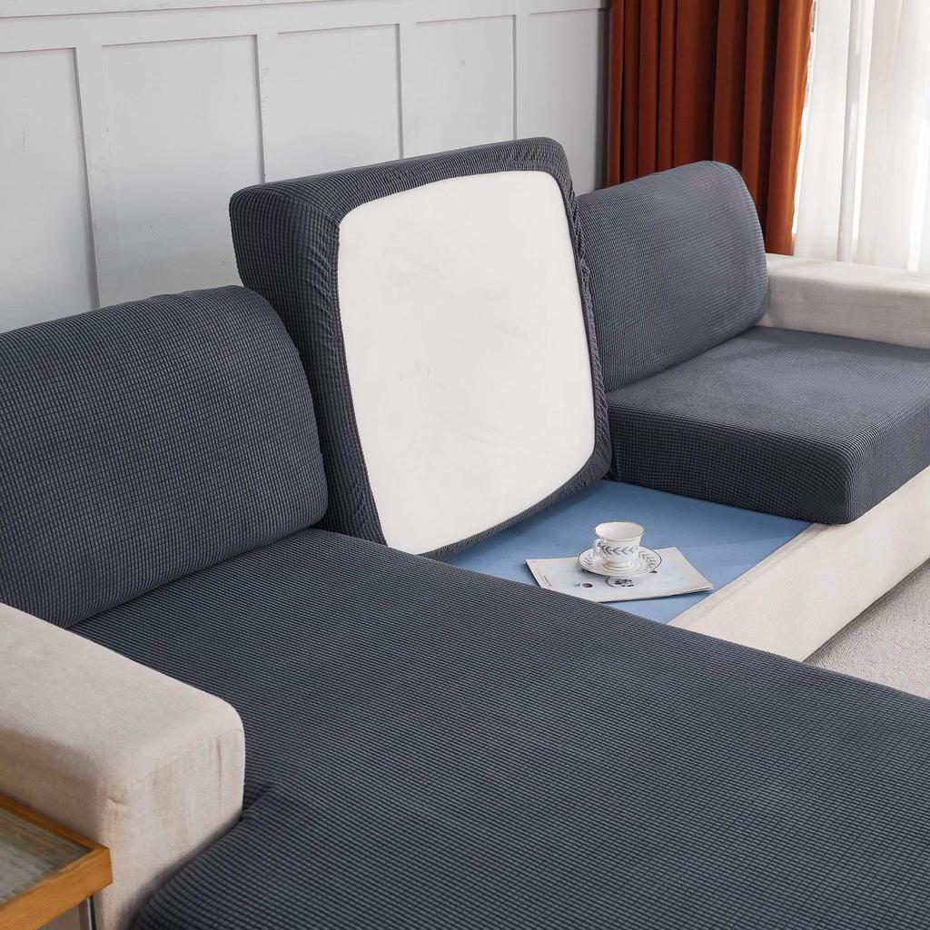 Jacquard Sofa Slipcover Non-Slip Stretch Adjustable Sofa Cover Furniture Protector For Bedroom Office Living Room Home Decor