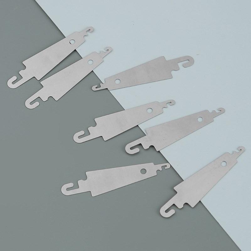 100 Pcs Needle Threader Stainless Steel Needle Threader Sewing Supplies Hand Sewing Needle Threader Tool for Craft