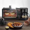3-in-1 Multifunktionaler Frühstücksautomat mit Toaster und Mini-Ofen