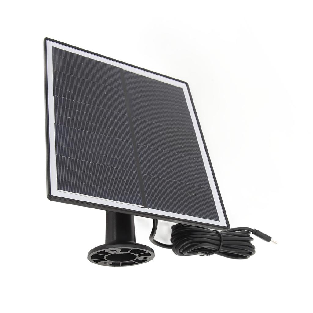 Solar Panel 6W 5V Monocrystalline Silicon IP65 Waterproof Slim Portable Solar Panel Charger with