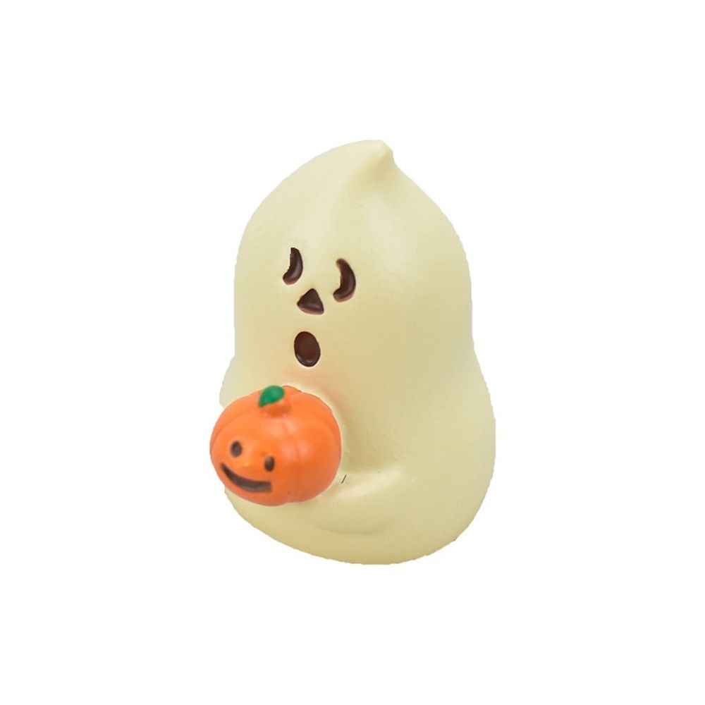 New Resin Halloween Ornaments Ghost Craft Miniature Scene Props Creative Cute Desktop Decorations Halloween