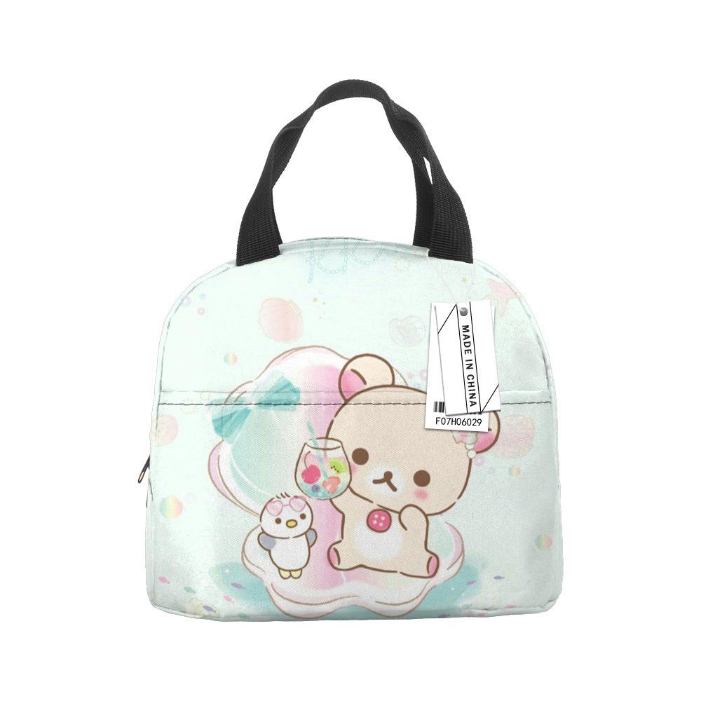 Hello Kitty Lunch Bag Large Capacity Rice Bag Bento Bag Tote Bag Waterproof Lunch Box Insulation Bag