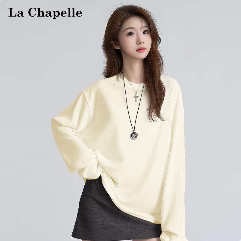La Chapelle Women's Snowflake Cotton Long Sleeve T-Shirt
