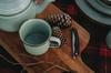 BAREBONES Enamel Cups, Set of 2 [Official Japanese Distributor] (Enamel Cups, Mint Green)