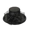Summer Hat Women's Foldable Outdoor Sunshade Flat Top Top Hat Flower Sunscreen Hat Design Sense