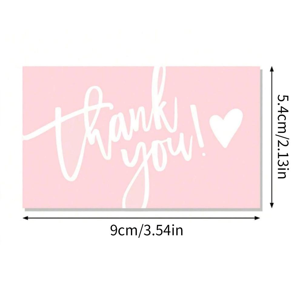 50Pcs Thank You For Supporting My Business Cards Cake Decoration Labels Customer Appreciation Gift Card Shop Online Retailers