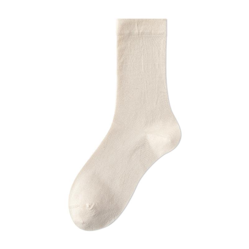 Silk Stockings for Girls, Mid-length Summer and Spring Style, Trendy Pile-up Style, Suitable for High School Girls with Long Stockings.