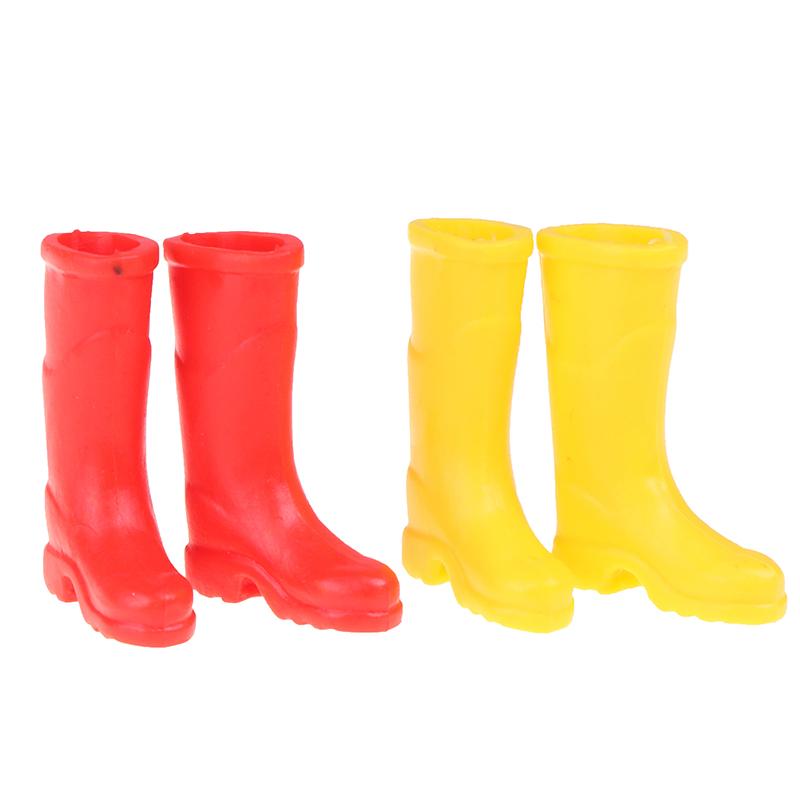 Dollhouse Decoration Mini Colorful Rain Boots Miniature Dolls Accessories 1/12