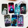 M-Marshmallow Dj Faces Phone Case For IPhone 17 16 15 14 13 12 11 X XR XS Plus Pro Max Mini Soft Black Cover