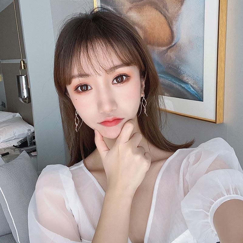 Wind Wave Earrings, Super Fairy Temperament, Thin Long Fringed Earrings, Personalized And Advanced Earrings