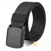 Men Belts Fashion Unisex Jeans Belts Adjustable Belt Men Outdoor Travel Tactical Waist Belt with Plastic Buckle for Pants 120cm