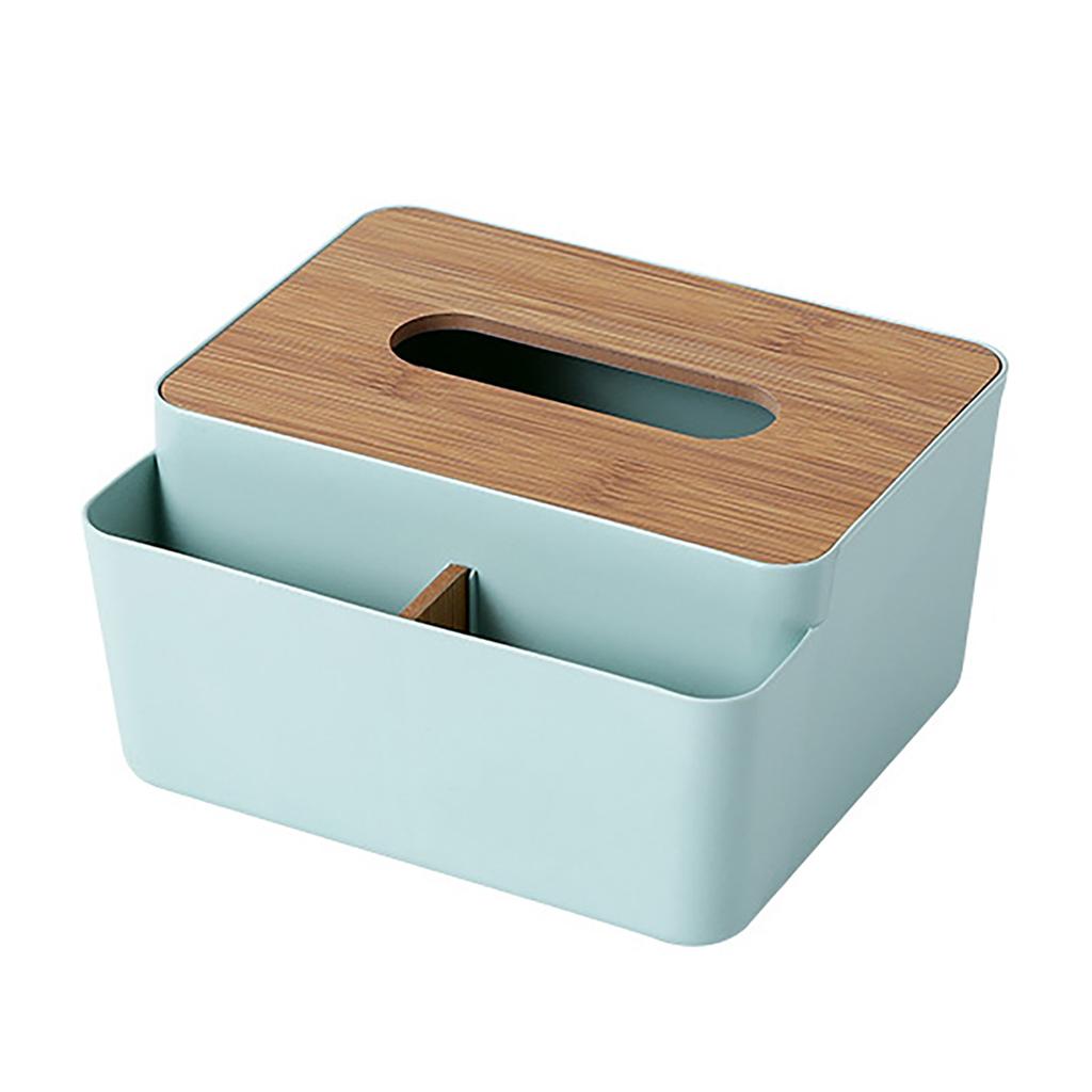 Tissue Box Cover PP Fiberboard Simple Fashionable Facial Paper Dispenser Box for Bedroom Living Room Kitchen
