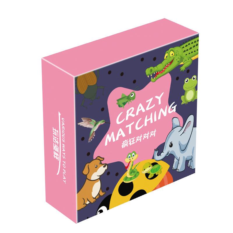 

Карточки для памяти «Безумные животные»: Игра для раннего развития для детей 3-6 лет - Веселье для родителей и детей