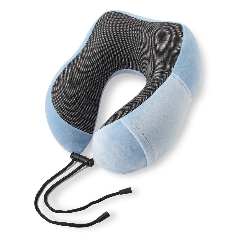 U Shaped Travel Pillow Memory Foam Neck Pillows Soft Massage Neck Pillow Sleeping Airplane Cervical Pillow