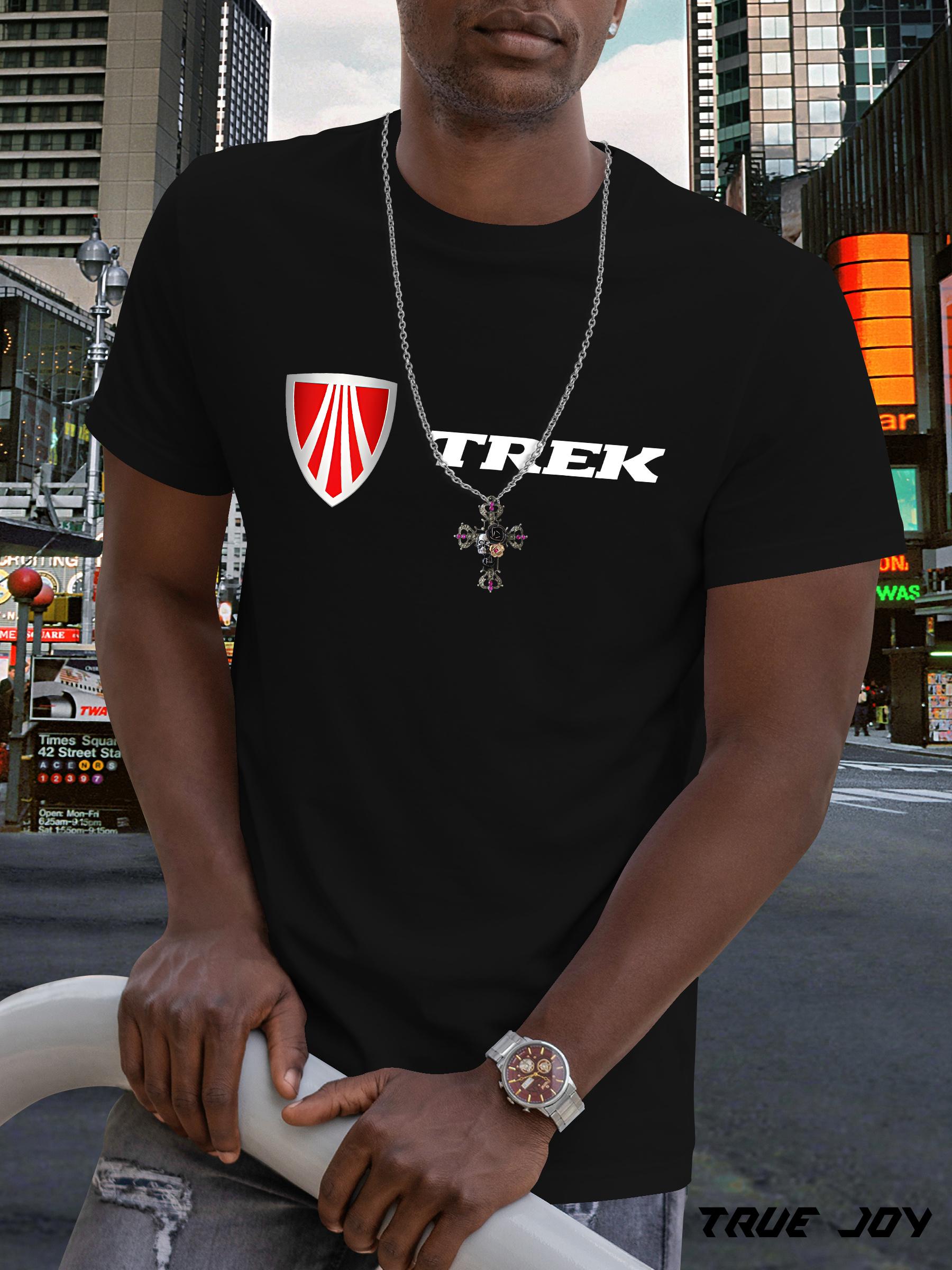 

TREK Graphic Print Short Sleeve T-shirt - Breathable 100% Polyester L