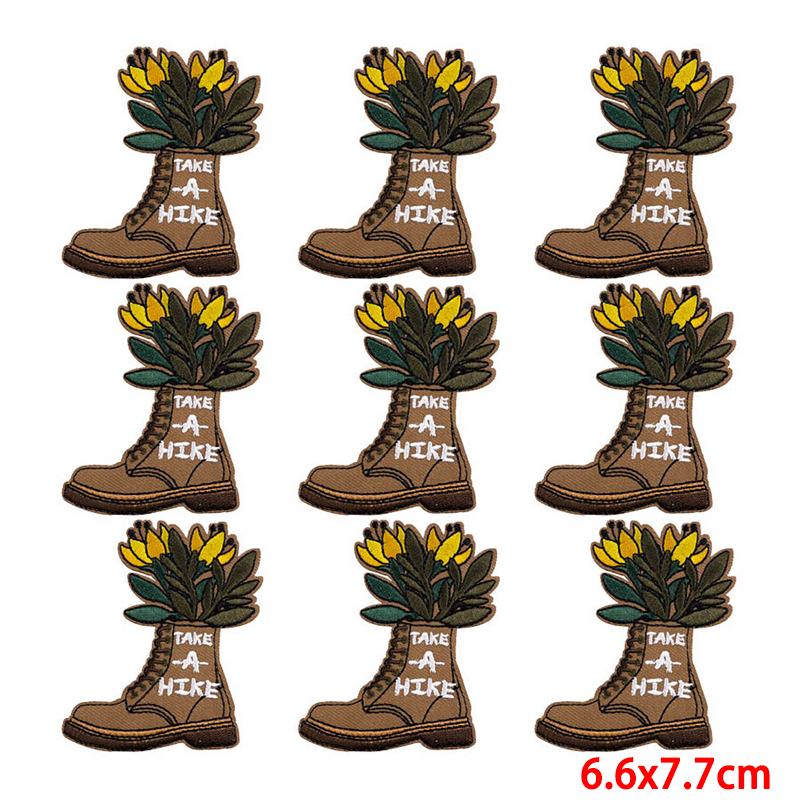 10 ks/šarže Velkoobchod Vyšívací nášivka Nažehlovací záplaty na oděvy Záplaty na oděvy Bundy Dekor Nášivka Šití potřeby