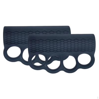 1 Pair Gym Weight Lifting Grips Finger Gripper Lightweight Sturdy Workout Gloves for Cross Training
