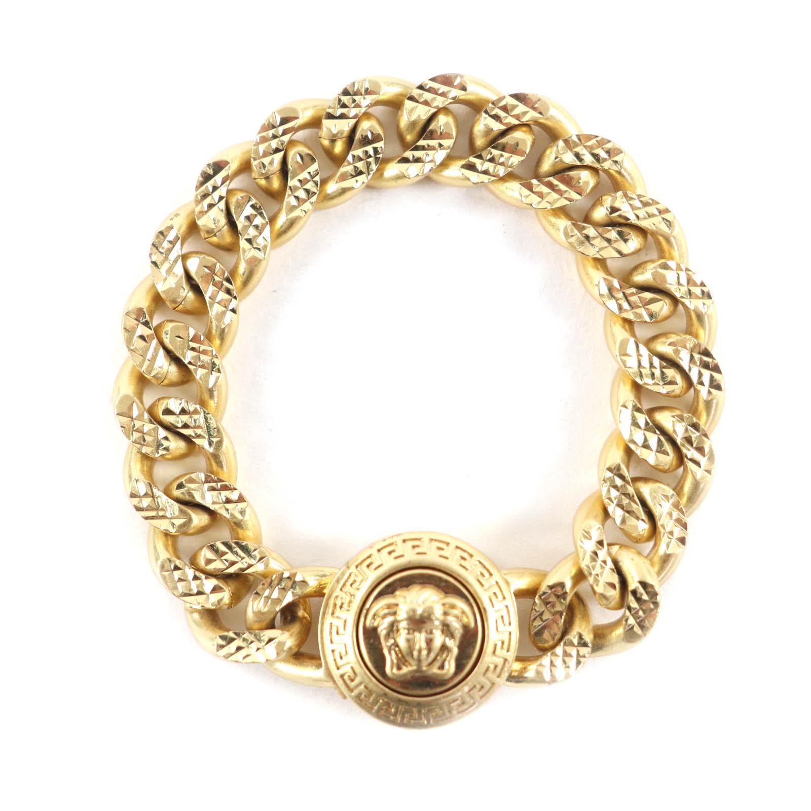 

Great VERSACE bracelet Medusa Chain gold Women Used