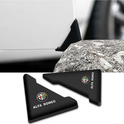 For Sportiva Tonale Giulietta 159 Stelvio 2PCS Car Door Corner Cover Bumper Crash Scratch Protector Car Accessories