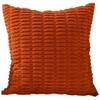Durability Corduroy Cushion Cover with Invisible Zippered Close Enhances Any Decors Styles Standard Size 45x45cm