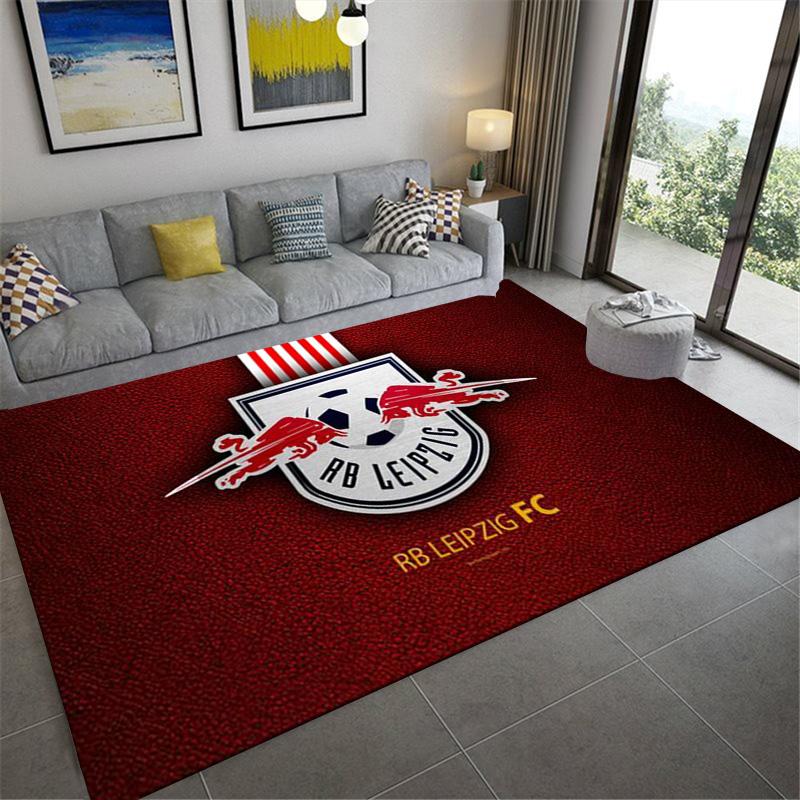 RB Leipzig Logo Carpet Rug for Living Room Bedroom Home Sofa Decoration,Kids Play Non-slip Floor Mat